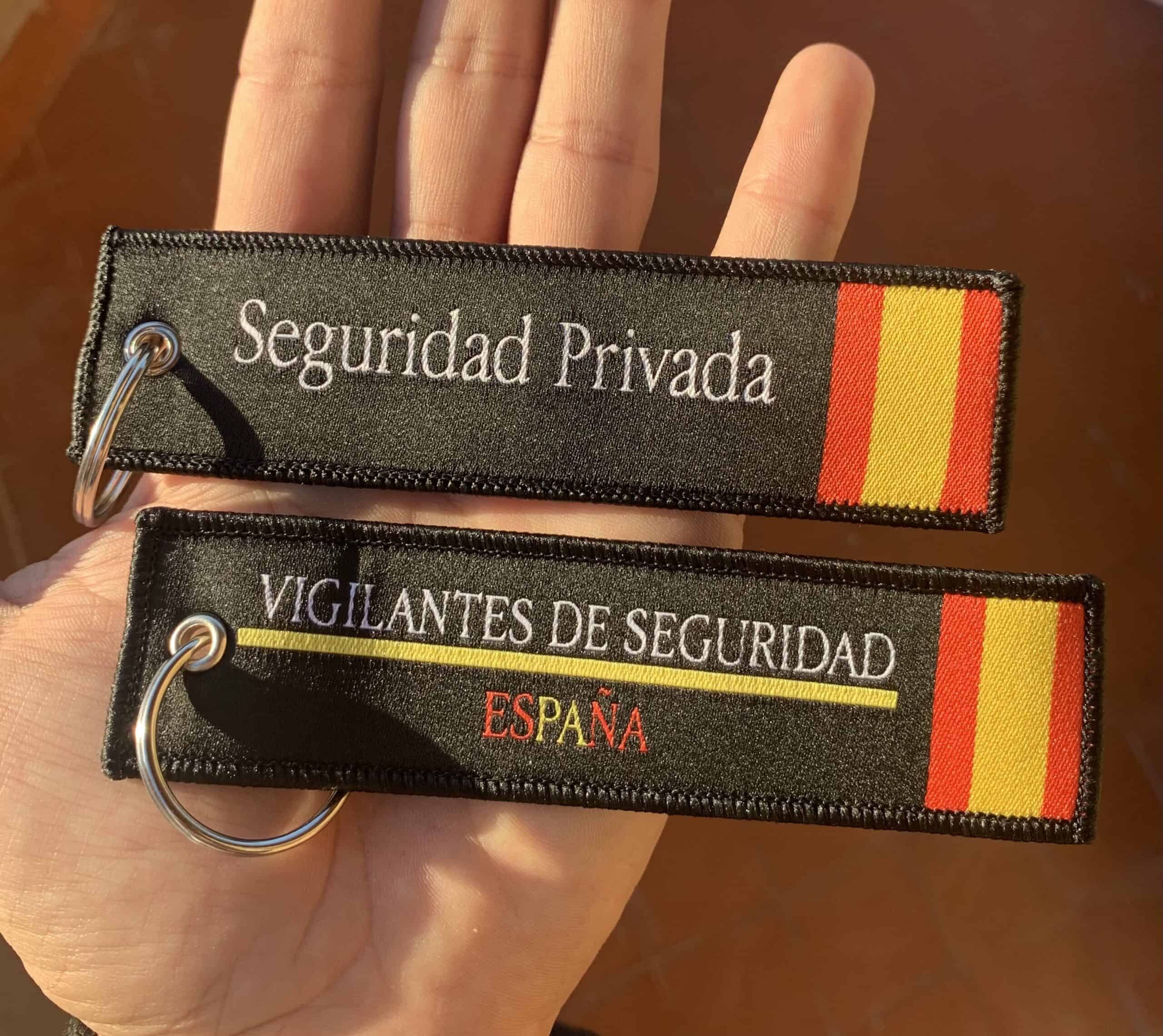 Llaveros vigilantes de seguridad