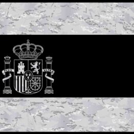 Bandera tela España camuflaje