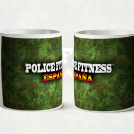 Taza cerámica POLICE FITNESS militar