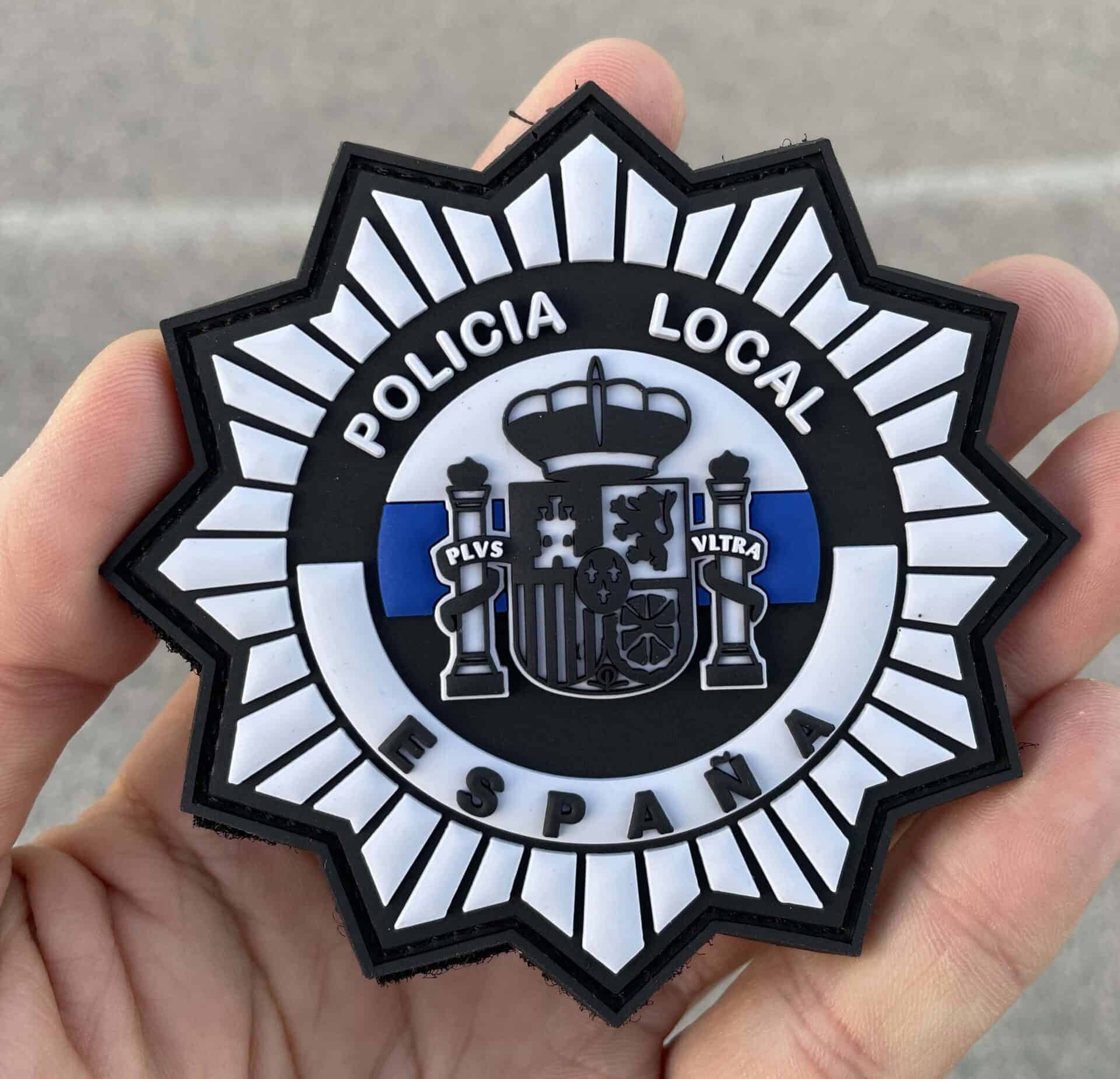 parche silicona policia local