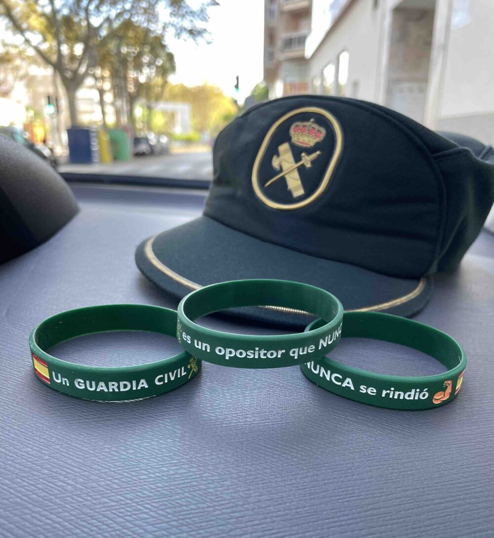 Pulsera silicona Guardia Civil Opositor baja