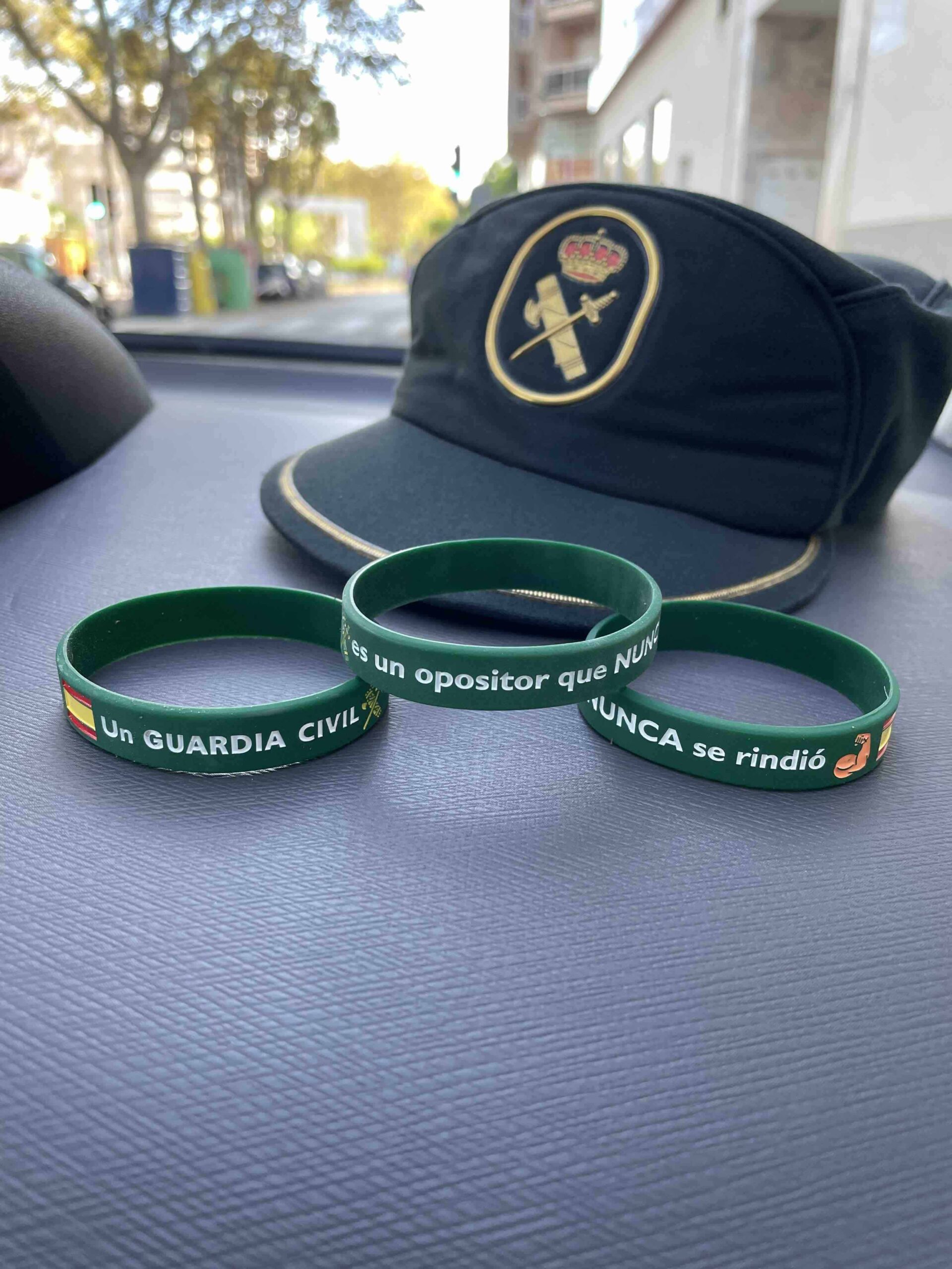 Pulsera silicona Guardia Civil Opositor baja