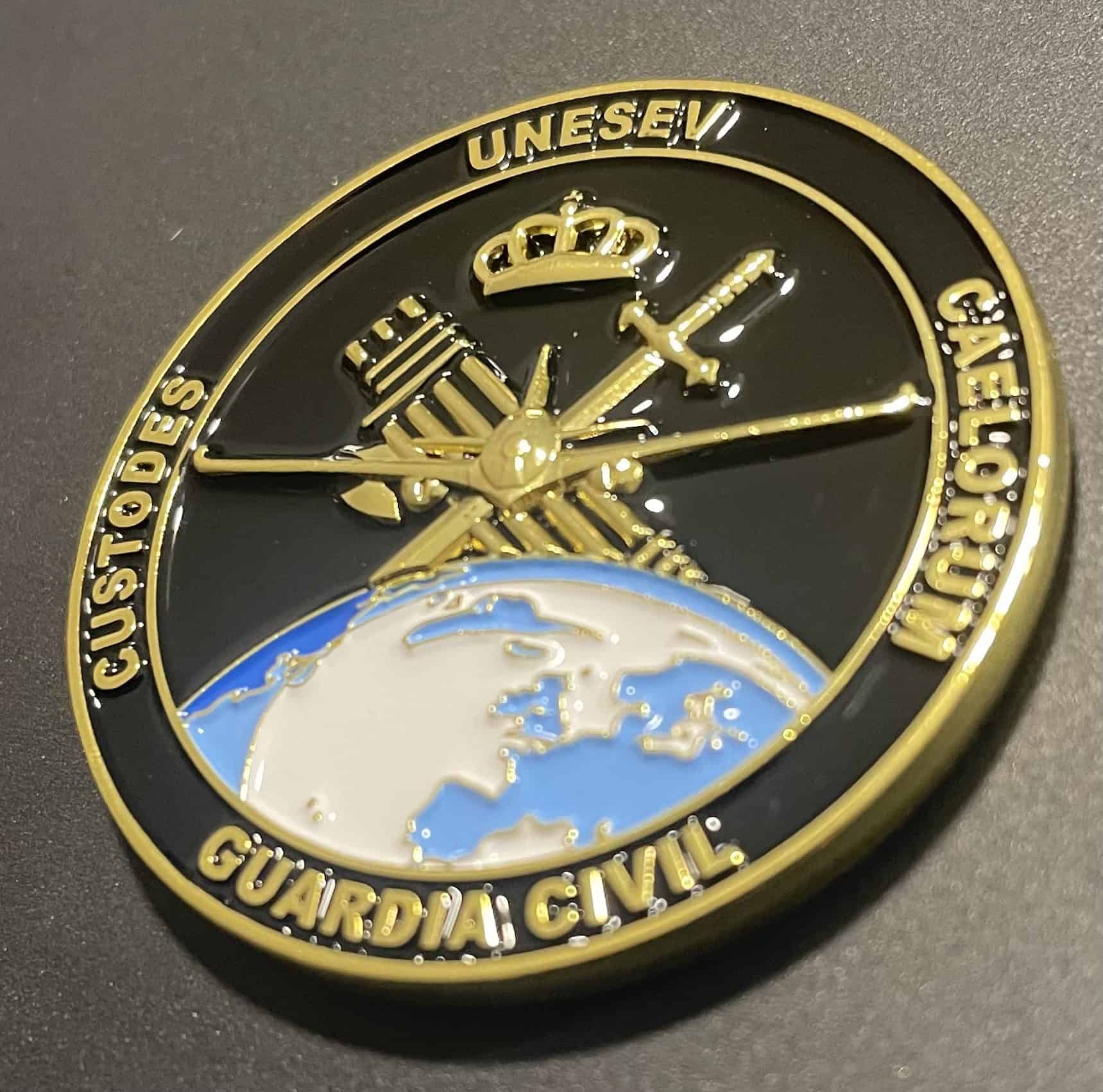 Moneda de la UNESEV de la Guardia Civil - Imagen 3