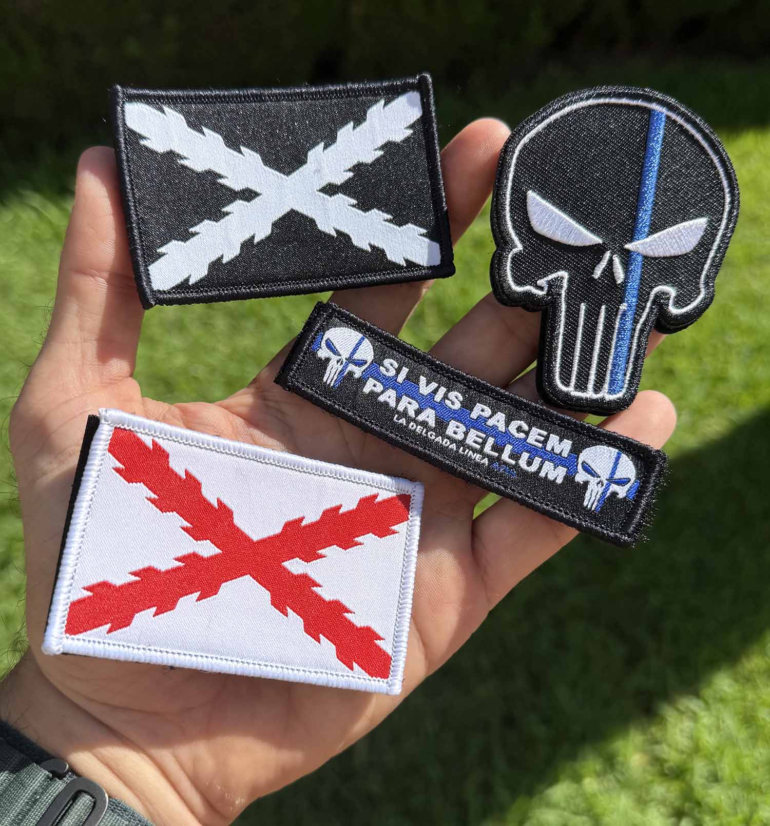 pack parches tejidos